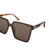 Кафяви дамски слънчеви очила Sarah-2 снимка