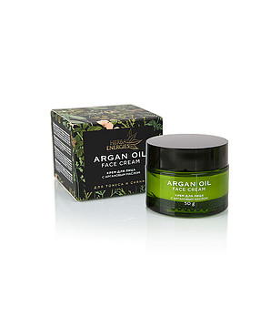 Крем за лице с арганово масло Herbal Energies 50 гр снимка