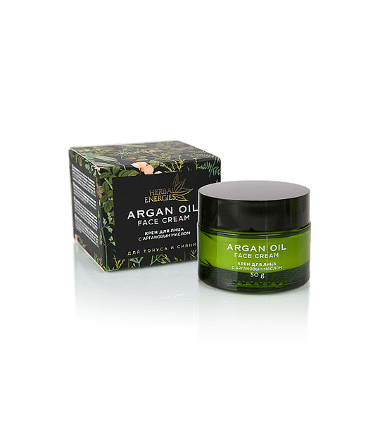 Крем за лице с арганово масло Herbal Energies 50 гр снимка