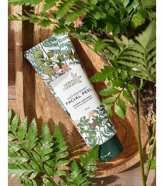 Антиоксидантен пилинг за лице Herbal Energies 120 гр снимка