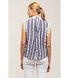 Топ в синьо и бяло на райе-1 снимка