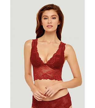 Червен сутиен бралет без банели Flirt снимка