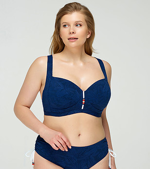 Горнище на бански в тъмносиньо Boind To Cruise снимка