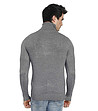 Мъжки поло пуловер в цвят графит с кашмир Ino-2 снимка
