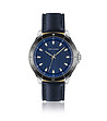Мъжки часовник в тъмносиньо Valletta-0 снимка