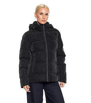 Зимно дамско яке в черен цвят Moira снимка