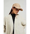 Бежова дамска шапка с козирка Kathie-0 снимка
