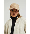 Бежова дамска шапка с козирка Kathie-1 снимка