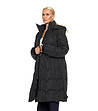 Дълго зимно дамско яке в черен цвят Dorani-2 снимка