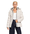 Бежово зимно дамско яке Vaila-1 снимка