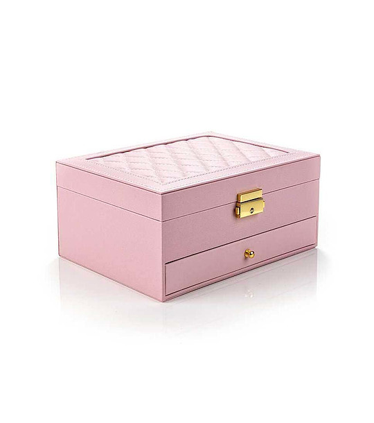 Розова кутия за бижута Hamburg Pink снимка