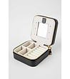 Черна кутия за бижута с ефектен капак Athens-1 снимка