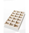 Органайзер за пръстени и обеци в светлобежово Zermatt-3 снимка
