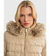 Дамско зимно яке в бежово-златист нюанс MARGO-3 снимка
