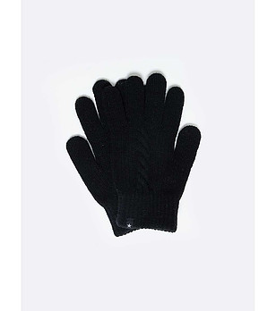 Черни дамски ръкавици DORITANA снимка