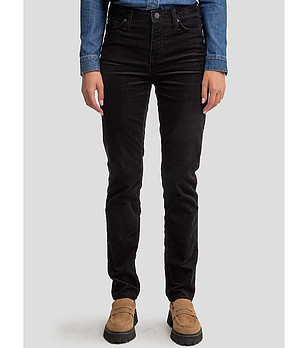 Дамски черни памучни дънки Katrina снимка