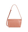 Розова дамска кожена чанта за рамо Fiji-0 снимка