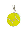 Кожен ключодържател с портмоне с форма на тенис топка-0 снимка