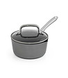 Касерола в сиво с капак  1.2 л-0 снимка
