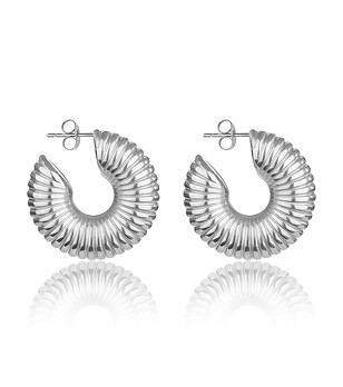 Дамски обеци в сребристо Meadow снимка