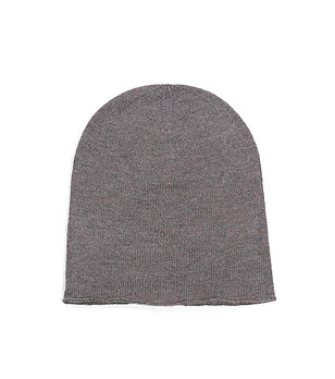Unisex шапка в тъмнобежово снимка