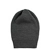 Unisex шапка в цвят графит-0 снимка