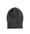 Unisex шапка в цвят графит-1 снимка