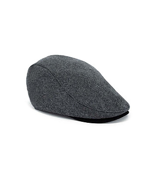 Unisex каскет в цвят графит снимка