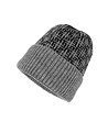Зимна unisex шапка в сиво и графит-2 снимка