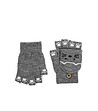 Детски ръкавици Warm Kittens в цвят графит-0 снимка