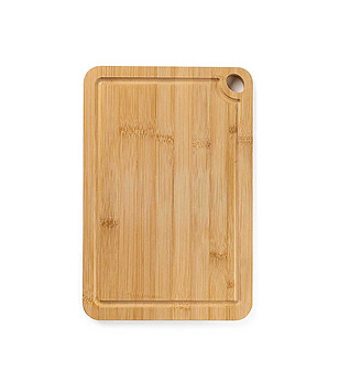 Бамбукова дъска за рязане 1 30.5x20.5x1.5 см снимка