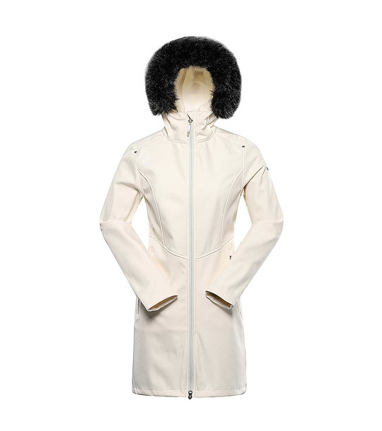 Дамско softshell яке в цвят крем IBORA снимка
