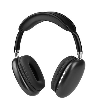 Черни Bluetooth  слушалки с миди снимка