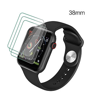 Комплект от 3 протектора за Apple Watch 38 мм снимка