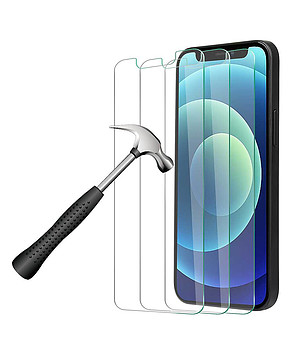 Комплект от 3 стъклени протектора за iPhone 12 Mini снимка