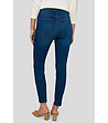 Тъмносини дамски дънки slim fit-1 снимка