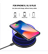 Индукционно безжично Fast charge зарядно за телефон в черно-3 снимка