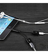 Двоен адаптер за слушалки и зареждане за iPhone-0 снимка