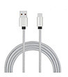 Сребрист кабел за зареждане USB-C A-0 снимка