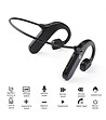 Спортни bluetooth слушалки в черно-1 снимка
