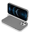 Силиконов калъф в цвят графит за iPhone 12 Pro-0 снимка