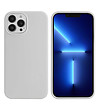 Бял силиконов калъф за iPhone 13 PRO MAX-0 снимка