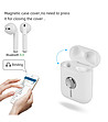 Безжични Bluetooth слушалки в бяло-1 снимка
