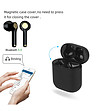 Безжични Bluetooth слушалки в черно-1 снимка