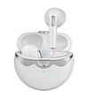 Bluetooth слушалки в бяло и сребристо-0 снимка