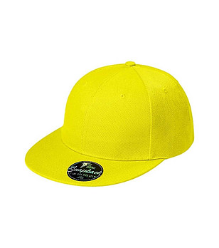 Unisex памучна шапка с козирка в жълто Jerry снимка