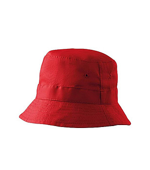 Unisex памучна шапка в червено снимка