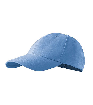 Unisex памучна шапка с козирка в син нюанс снимка