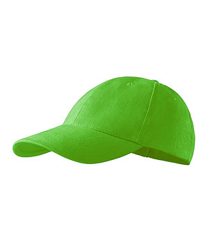Unisex памучна шапка с козирка в зелено снимка