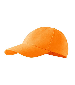 Оранжева памучна unisex шапка снимка